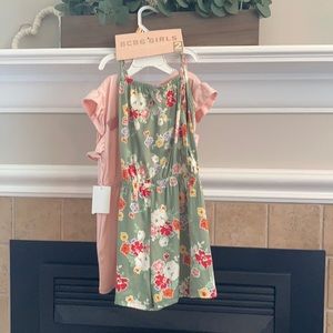 Size 6X BCBG Girls Romper set, NWT